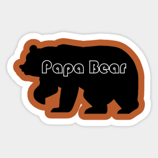 MUTCD W11-16 Papa Bear Sign Sticker